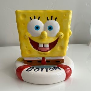SpongeBob Squarepants Vintage 2003 Ceramic Piggy Bank